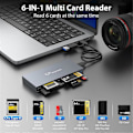 Pikkukuva 5 / 5: 6-in-1 CFexpress Type B -kortinlukija CFexpress Type B/SD/TF//XD/MS -korteille, USB 3.2 Gen 2 10 Gbps CFexpress