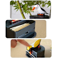 Miniatyrbild 5 av 5: Tandpetarhållare Dispenser, Automatisk Fågel Tandpetarbox, Fågel Hackspett Tandpetardispenser Gyllene