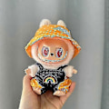 Miniatyrbild 1 av 5: Original Andra Generationens Labubu Monster Have A Seat Serie Söt Docka Klädleksak Ornament Endast Kläder Söt Dockleksak Present-Labubu 26