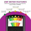 Miniatyrbild 4 av 5: 6 st Utrustningskit Infraröd Värmekamera och EMF Magnetfältsdetektor Utrustning för Hemmakontor