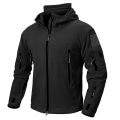 Miniatyrbillede 4 af 5: Herre Outdoor Vandreture Hættefrakker Varm Militær Taktisk Sport Fleece Hættetrøje Jakke Multi-lommer Gray S