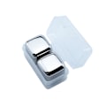 Miniatyrbilde 3 av 3: Isterninger i rustfritt stål, gjenbrukbare kjølesteiner i metall for whisky, holder kaldt 5ml Q