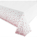 Miniatyrbilde 1 av 5: 137 - 274cm tan liten rund prikk bursdag bryllup fest engangs duk Rose duk