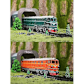 Miniatyrbilde 2 av 5: Simulasjonsleketøy for barn 1:87 Legering Intern forbrenningslokomotiv Modell Leketøy Akusto-optiske Tog Leker For Ch