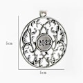 Miniatyrbilde 5 av 5: Julepynt Anheng Hengende Metall Ornamenter Julenissen Snøfnugg Juletre Snømann Dyr Krans Juleutstyr style 11