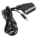 Pikkukuva 1 / 5: 2024 Scart - 3,5 mm, 1,4 m 3,5 mm:n miniliitin Scart-kaapeli televisiolle, kuulokkeille ja kaiuttimelle