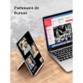 Miniatyrbilde 2 av 5: UGREEN Justerbart Nettbrettstativ Bord Stativ Nettbrett Telefon Sammenleggbar Bærbar Kompatibel med iPad Pro 2021 iPad Air 2022 Galaxy Tab A8 Lite S7 Mediap