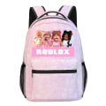 Miniatyrbilde 1 av 5: Tegneserie Robloxing Barneskolesekk + Matboks + Penal Orange