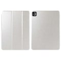 Miniatyrbild 1 av 5: Kompatibelt Fodral för iPad Pro 11 (2024) PU Läder Tri-fold Ställ Magnetisk Stängning Tablet Skydd Grey