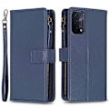 Miniatyrbild 1 av 5: BF Style-19 Kompatibelt För Oppo A74 / A93 / A54 5G Ficka med Dragkedja PU Läder Telefonfodral Plånbok Ställ Skydd Blue