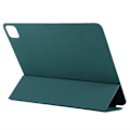 Pikkukuva 3 / 5: Yhteensopiva iPad Pro 11 (2024) -kotelon kanssa PU-nahkainen kolmiosainen jalusta magneettisella sulkemisella varustettu tablettisuojus DarkGreen