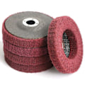 Miniatyrbillede 2 af 5: 25 stk. 10 cm Nylon Fiber Lamelslibeskive Poleringsslibeskive, Skuresvamp Polerskive til Vinkelsliber