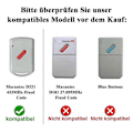 Pikkukuva 3 / 5: Autotallin oven avaajan kaukosäädin Marantec 433MHz käsikäyttöiselle lähettimelle Digital 382, 302, 384, 30
