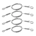 Miniatyrbilde 1 av 5: 4 stk. Justerbare Bildeopphengsett Bilde Ramme Opphengsett 1,5M X1,5mm Rustfritt Stål Wire