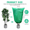 Miniatyrbilde 3 av 5: 2 Pakker Plantetrekk Frostbeskyttelse 80,5cm x 121,2cm Frosttepper for Planter Frostduk Plante