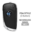 Miniatyrbillede 3 af 5: KEYDIY NB11 Fjernbetjening Bilnøgle Universal 3 Knapper til Style for KD900/-X2 MINI/ -MAX Programmer