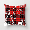 Miniatyrbild 1 av 5: 45x45cm Röd Vit Svart Rutig Jul Kuddfodral God Jul Ornament För Hemmet Jul Nyår 2023 Soffa Bil Kudde Överdrag Light Green