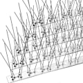 Miniatyrbilde 1 av 5: 5 Strips Fuglepigger for duer og småfugler, fuglepigger i rustfritt stål - ikke mer fuglereir og fuglebæsj - demonterte pigger