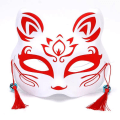 Miniatyrbild 4 av 5: Halvansiktsmask Kattansikte Rävmask Pojkar Och Flickor Fest Dansuppträdande Tillbehör Stånd Partihandel Tremolo Japansk Antik Xia He