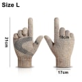 Miniatyrbilde 2 av 5: Vinterhansker for menn og kvinner, varme berøringsskjermhansker for kaldt vær S-xl Yellow S