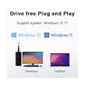Miniatyrbild 2 av 5: 5400Mbps USB 3.0 Trådlöst Nätverkskort WiFi 6E -Band 2.4G 5G 6G Adapter USB Gigabit Ethernet Dongel