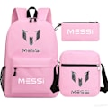 Pikkukuva 1 / 5: Jalkapallo Messi reppu 3 osaa White