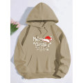 Miniatyrbillede 4 af 5: Juleprint Sweatshirts Mode Karneval Fest Kvinde Tøj Casual Sweatshirt Sjovt Mønster Fest Dame Hættetrøjer Pink S