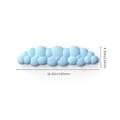 Miniatyrbillede 4 af 5: Cloud Keyboard Håndledsstøtte Blødt Læder Memory Foam Håndledsstøtte Pude for Nem Skrivning Smertelindring