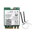 Pikkukuva 3 / 5: 1675X WiFi-kortille + 8DB Antennipaketti AX210NGW AX1675X Wi-Fi 6E 2.4G 5G 6G 5374Mbps BT 5.2 M.2 NGFF W