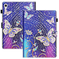 Miniatyrbillede 1 af 5: Kompatibel med Lenovo Tab M10 HD Gen 2 Stødsikkert Etui PU Læder Flip Cover Mønsterprint Anti-Drop Tablet Shell