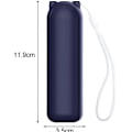 Miniatyrbillede 2 af 4: Mini Bærbar Håndholdt Ventilator, Genopladelig Batteridrevet, Personlig Foldbar Støjsvag Ventilator Kan Bruges Som Mobil Strømforsyning, Til Kontor Hjem Udendørs Rejser (Blå)
