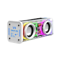 Miniatyrbild 1 av 5: V8 Transparenta Bluetooth-högtalare RGB-ljus Trådlös Utomhus Sport Bluetooth Audio TWS Subwoofer S