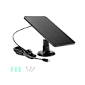 Miniatyrbild 5 av 5: 4W 5V Solcellsladdare USB-laddning Bärbara solpaneler för säkerhetskamera/små system
