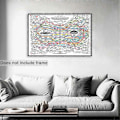 Miniatyrbild 2 av 5: Healing Web Poster NaturalRemedies Diagram Canvas Tryck Väggkonst Horisontell Affisch Tryck Mental Hälsa Affischer