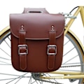 Miniatyrbillede 3 af 5: Retro Cykel Bagagebærer Taske Læder Bagagebærer Cykeltasker Bageste Sadelpind til Retro Cykel Sadel Bagagebærer Tilbehør