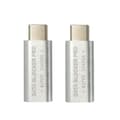 Pikkukuva 4 / 5: 2 KPL USB Type-C Data USB-C -sovitin tukee pikalatausta (50 V / 5 A) ja estää tietovarkauden (hopea)
