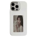 Pikkukuva 1 / 5: Yhteensopiva iPhone 16 Pro Max E Ink -puhelinkuori, 4-värinen näyttö, DIY langaton NFC-valokuvien näyttö White
