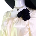 Pikkukuva 2 / 4: Naisten Cosplay-mekko Vampyyri Nainen Halloween Valkoinen Asu Hatbeige Beige l