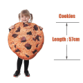Miniatyrbild 2 av 5: Barnkostymer Mat Rolig Kostym För Purim Karneval Pojkar Korv Cosplay Pizza Mjölk och Kakor Kostym Halloween Helgdagar Cos Cookies
