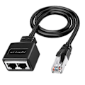 Pikkukuva 1 / 5: LAN Ethernet -sovitin RJ45 uros - 2 naarasjakaja RJ45 1 - 2 Ethernet LAN -verkkosovitin kaapeli