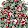 Miniatyrbilde 4 av 5: 10 stk Diamantmaling Juleanheng, juleanheng | Juletrepynt | Jul | Christmas10pcs-red