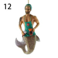 Miniatyrbild 2 av 5: Manlig Sjöjungfru Julgransdekoration Festliga Personliga Presenter Hantverk Bilhängen Hängande Ornament Sjömansdockor Barnpresenter 12