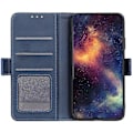 Miniatyrbillede 2 af 5: Kompatibel til Honor X7a 5G Ko Læder Tekstur Telefon Læder Cover Wallet Stand Telefon Etui Blue
