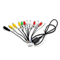 Miniatyrbillede 4 af 5: Bil Stereo Radio Rca Output Kabel Ledning Aux-in Adapter Subwoofer/forstærker 3.5mm Hun 20pins Harne
