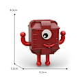 Pikkukuva 5 / 5: Moc 2023 Cartoon Numberblocks Yksi Rakennuspalikkalelu Tee-se-itse Koulutus Numero Numerot Lore Elokuva Tv Palikat Lelut Lasten Lahja