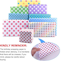 Miniatyrbilde 4 av 5: 18 Ark Polkadot Bursdagsgavepapir Fargerikt Gavepapir