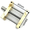 Miniatyrbilde 4 av 5: 2 stk. messing urverkholder, fast base, multifunksjon for urmaker, urklemme, urreparasjon