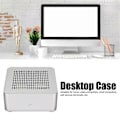 Miniatyrbillede 5 af 5: Aluminium Kabinet Lille Desktop Computer Kabinet PSU HTPC Mini-ITX PC Kabinet 2 USB 3.0 Porte