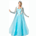 Pikkukuva 2 / 2: Aikuisen Prinsessa Anna ja Elsa -asu Jouluun, naamiaisiin ja juhliin Elsa L