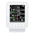 Miniatyrbilde 4 av 5: Luftkvalitetsmåler PM2.5 PM10 Karbonmonoksid Karbondioksid TVOC HCHO Tester TFT Karbondioksiddetektor